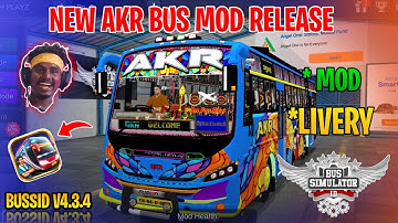 New AKR Bus Mod Tamil | Bus Simulator Indonesia | AKR Bus Livery In Bussid #akr #bus #mod #bussid