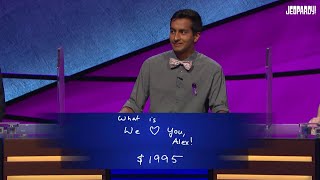Alex Trebek Has Emotional Moment On Mondays Jeopardy