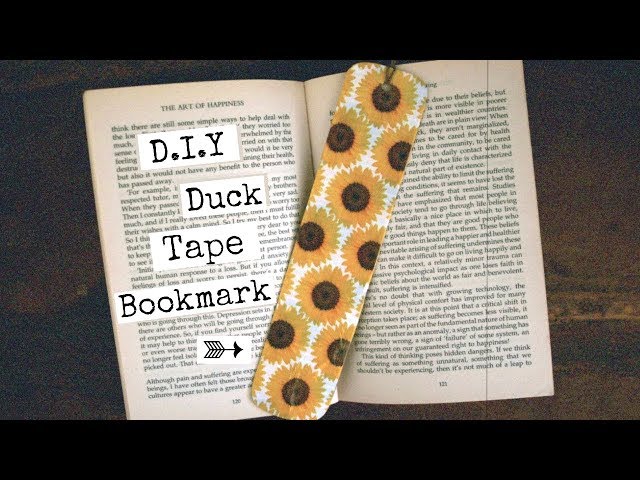 Duck Tape Bookmark: A Fun and Simple Craft for Kids - The Simply Crafted  Life