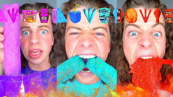 LukeDidThat Spicy Color Food Compilation!