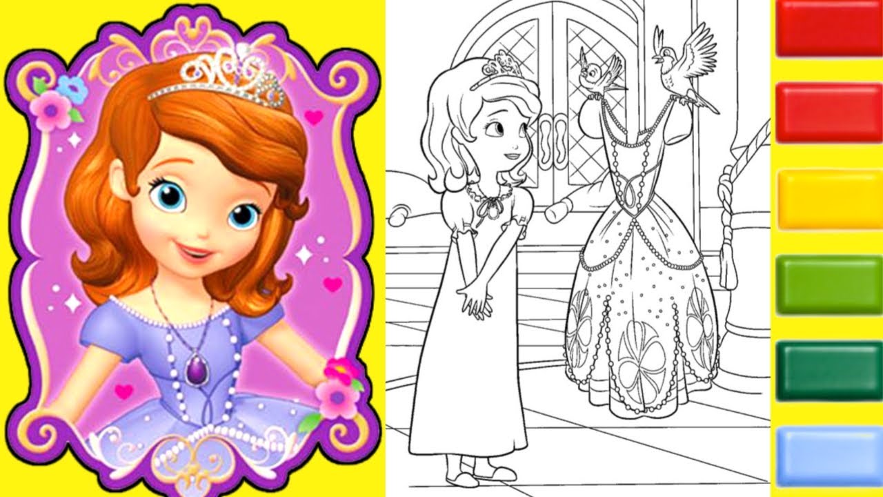 Sofia The First Coloring Pages