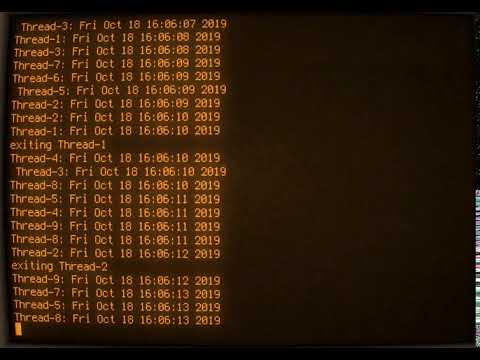 Python Thread Urwid - YouTube