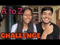 A to Z challenge with brother must watch 😂| vision lassie #trending #atozchallenge #funny #comedy 