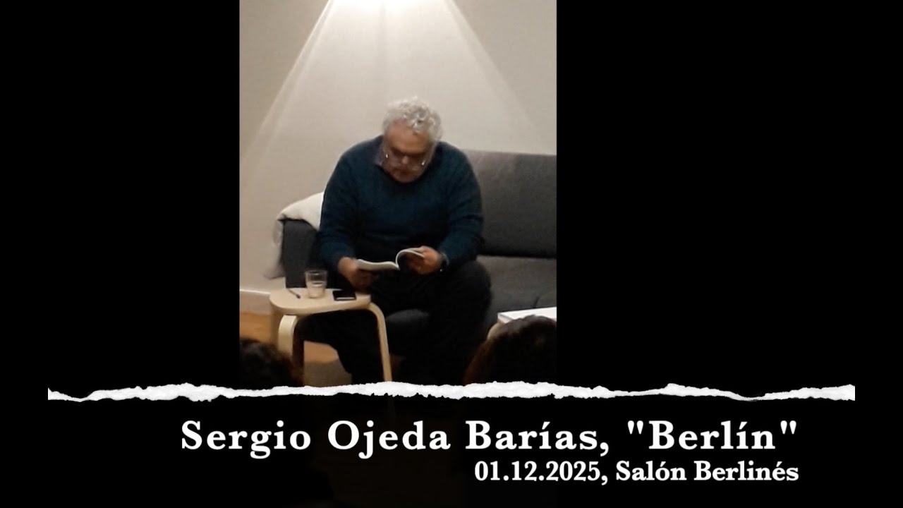 Sergio Ojeda lee del poemario 