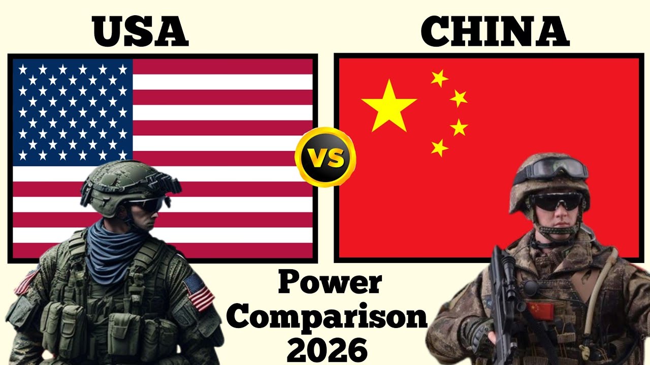 USA vs China Military Power Comparison 2026 | China vs USA Military ...