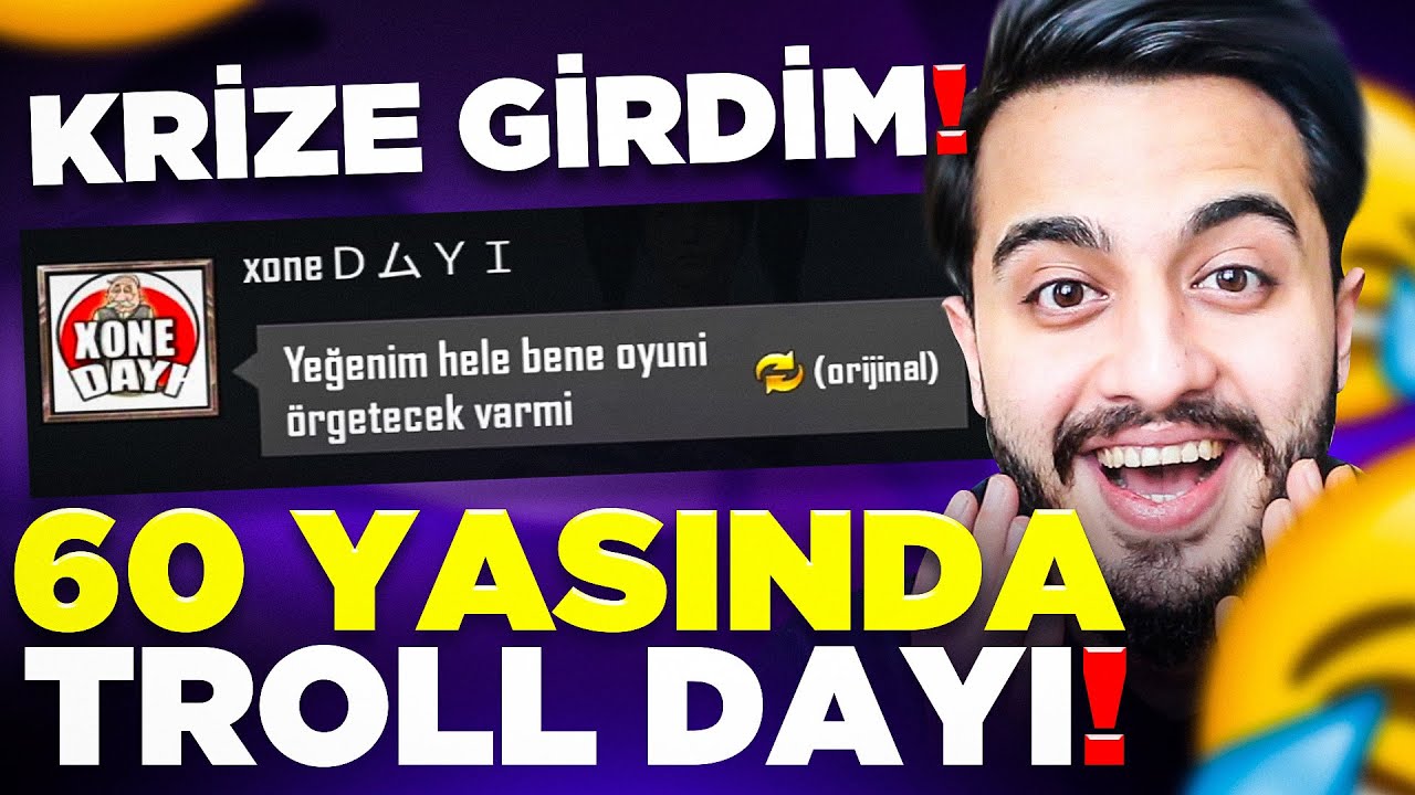 YEREL SOHBETTE TROLL DAYIYA DENK GELDİM! (KRİZE GİRDİM) @xone DAYI PUBG Mobile