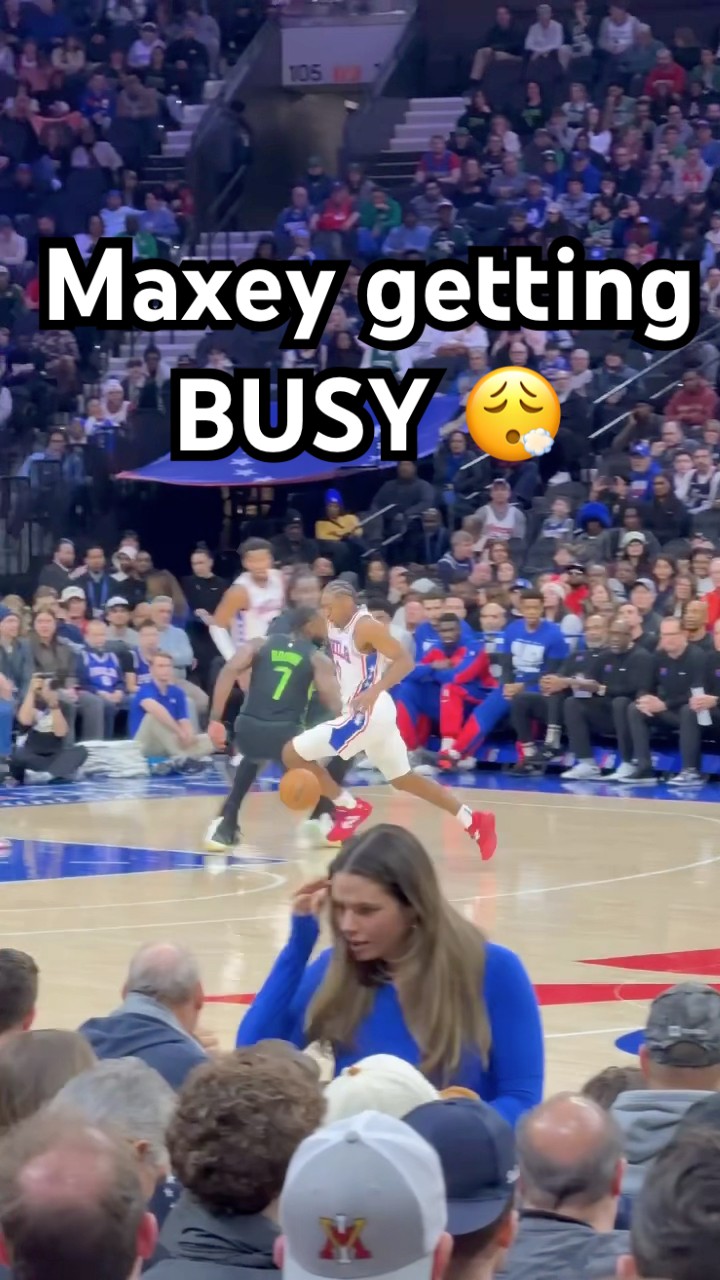 Maxey with the handle and the tough finish ?