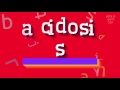How to say "acidosis"! (High Quality Voices)