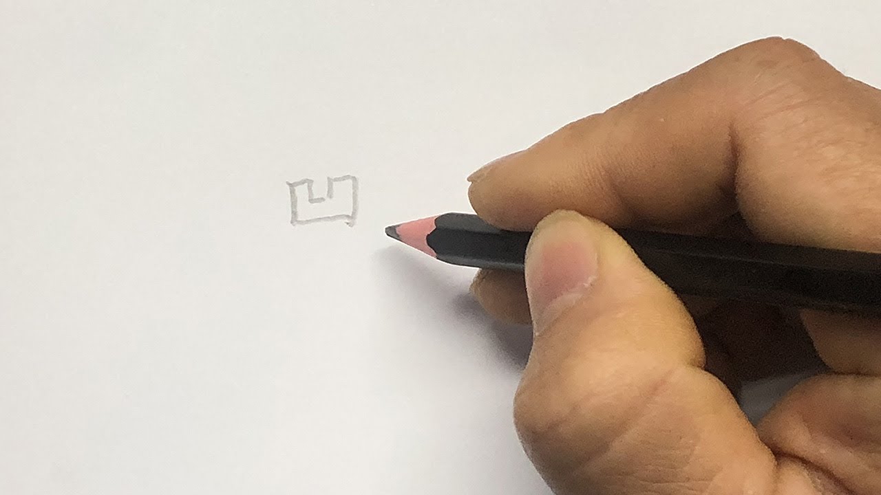How to write the Chinese character 凹 ( āo ) with a pencil for beginners ...