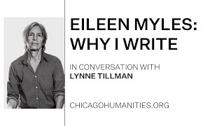Eileen Myles: Why I Write [CC]