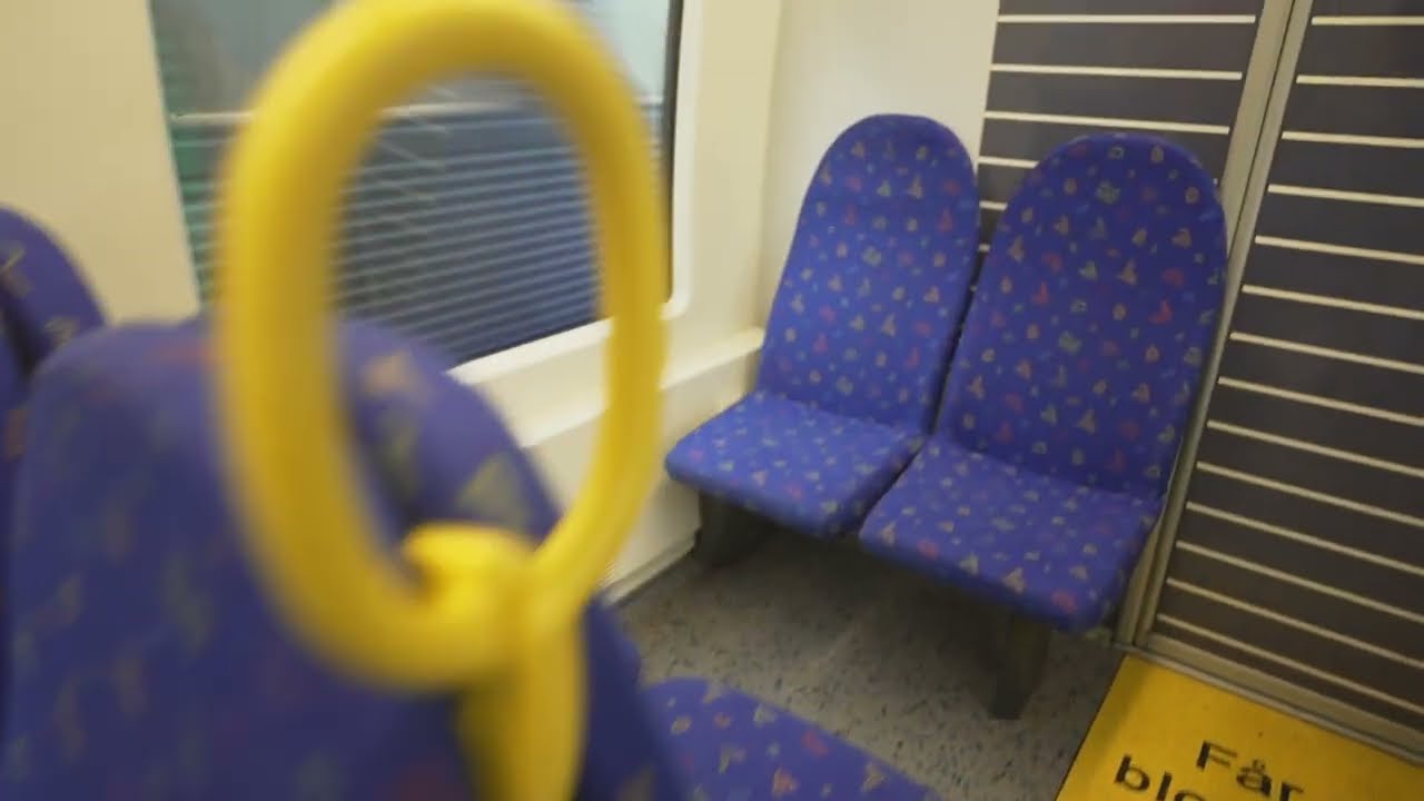 Sweden, Stockholm, train ride from Rotebro to Tumba