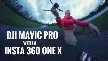 Insta 360 One X mounted to DJI Mavic Pro Sample