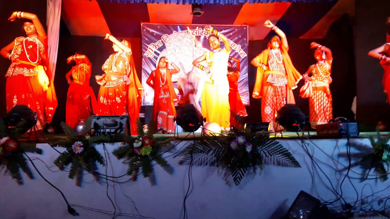 Kajri folk dance presented by mukti niketan ghogha - YouTube
