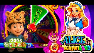 在家打老虎-EP.68 이상한 나라의 앨리스｜不思議の国のアリス｜愛麗絲夢遊 ALICE IN JACKPOTLAND｜100轉｜休闲游戏｜LEGENDARY WIN screenshot 2