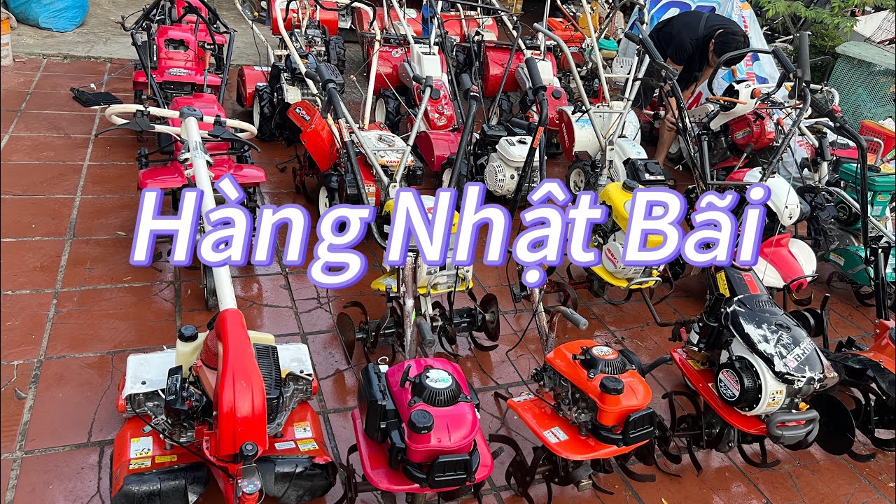 Máy Xới Đất Nhật Bãi, Máy Phun Phân,Xạ Lúa. 039.455.6594