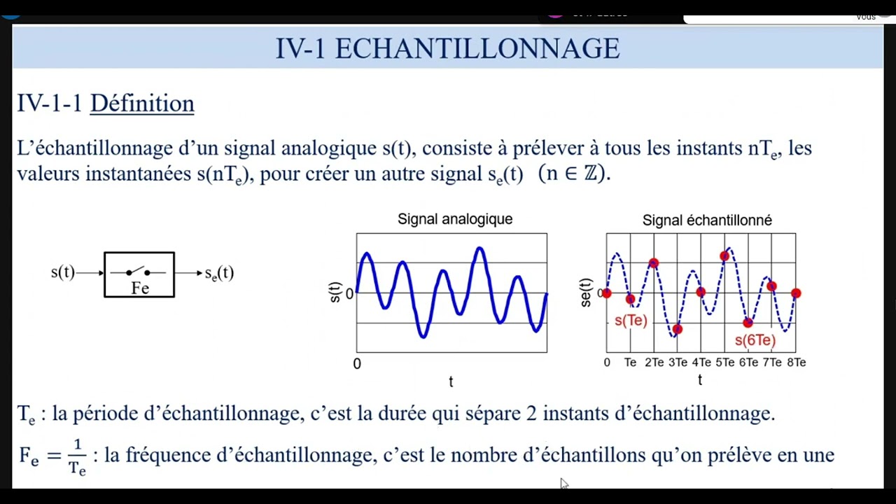 Traitement de Signal " Echantillonnage et Quantification"