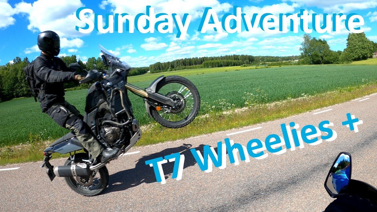 Sunday Adventure Big Bikes Wheelies Motocross Ténéré 700 YouTube