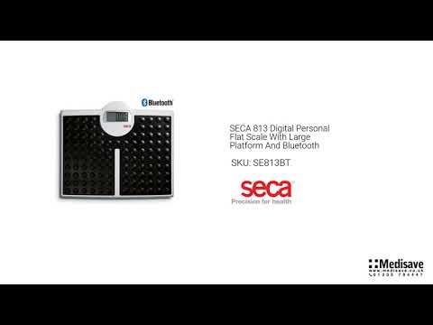 SECA 813 Digital Personal Flat Scale With Large Platform And Bluetooth SE813BT