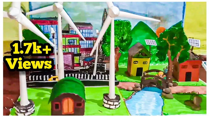Wind Turbine Model | solar power irrigation system project model for school science exhibition