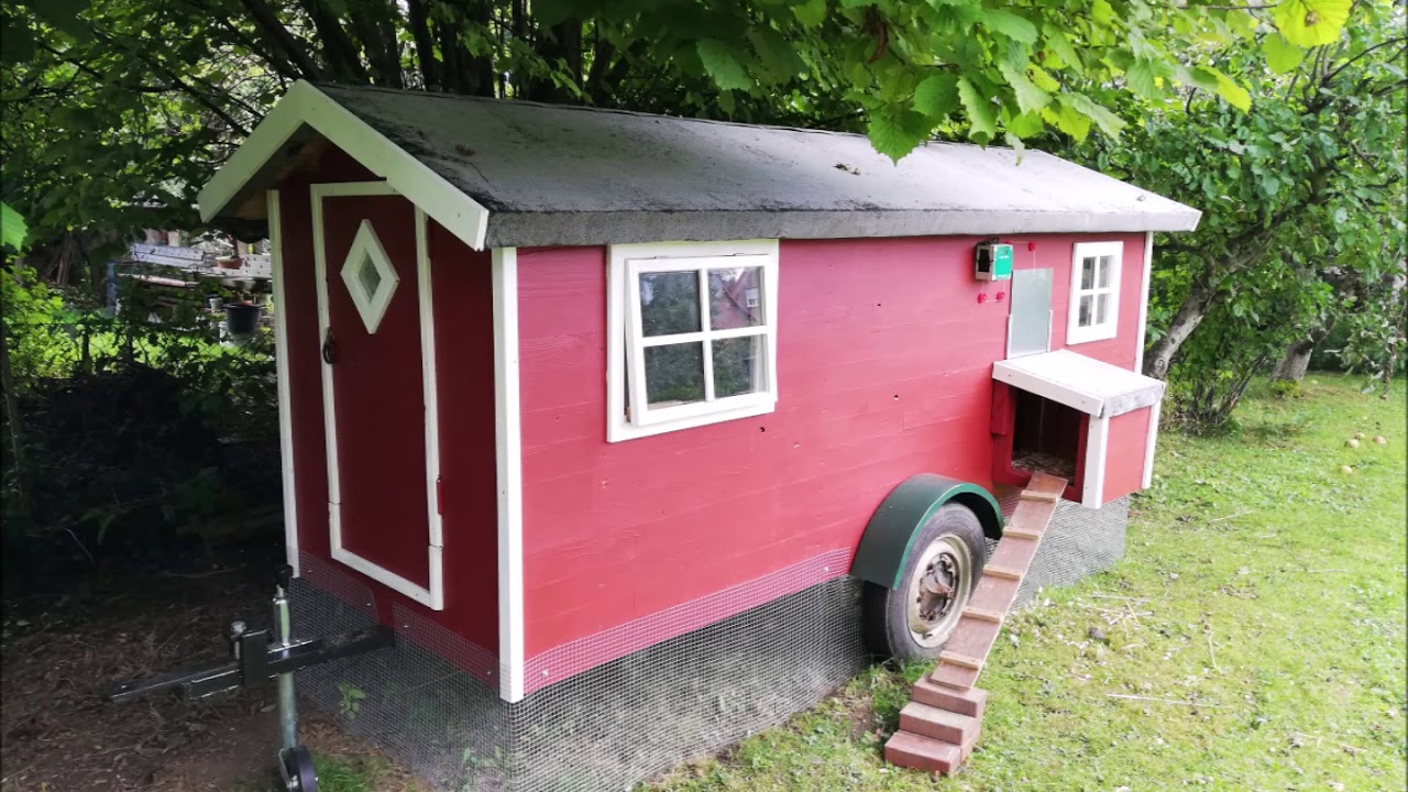 Unser fahrbarer Hühnerstall - Rundgang und Bilder zur Bauphase