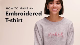 Got a plain shirt and some embroidery floss? you can make this
on-trend diy embroidered right now, have one-of-a-kind clothing in an
hour or less. ...