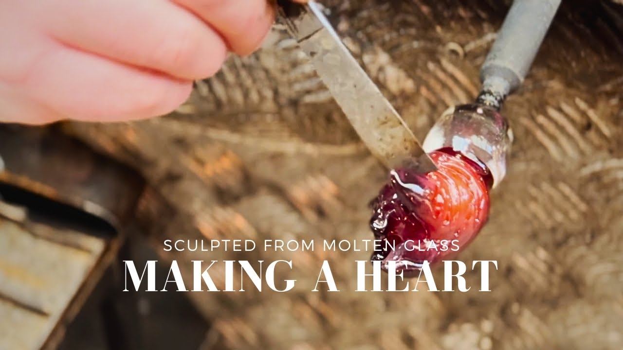 Making a Glass Heart - YouTube