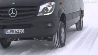 2014 Mercedes Sprinter 4x4 - Test Drive on Snow