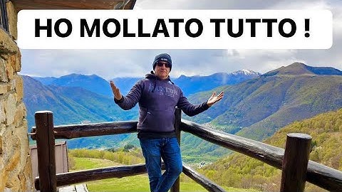 Ho mollato tutto e vivo solo in una baita in Montagna !!!
