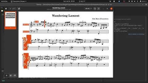 Generating music notation in SCAMP