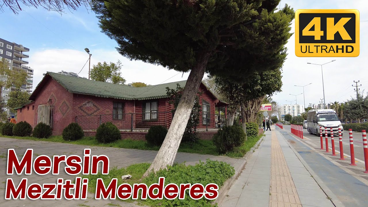 Mersin Walking Tour | Mezitli Menderes | 4K Walk in Turkey