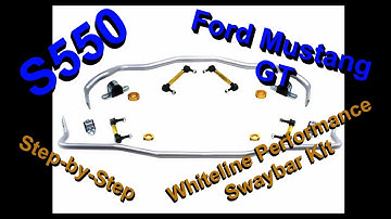 2015+Ford Mustang -Sway Bar Upgrade- Whiteline Performance Suspension