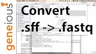 Converting your 454 raw data (*sff ) to *fastq files + clipping (Mitogenome Tutorial 2.2a)