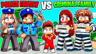 Keluarga Polis vs Keluarga Penjenayah! 👮🏽‍♂️🦹🏽[Brookhaven 🏡RP] (Roblox Malaysia) screenshot 1