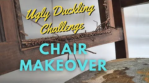 Hamptons Chair Makeover | UGLY DUCKLING CHALLENGE hosted by @DesertDIY