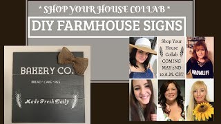 Trash to Treasure DIY - Farmhouse Decor - Shop Your House Collab