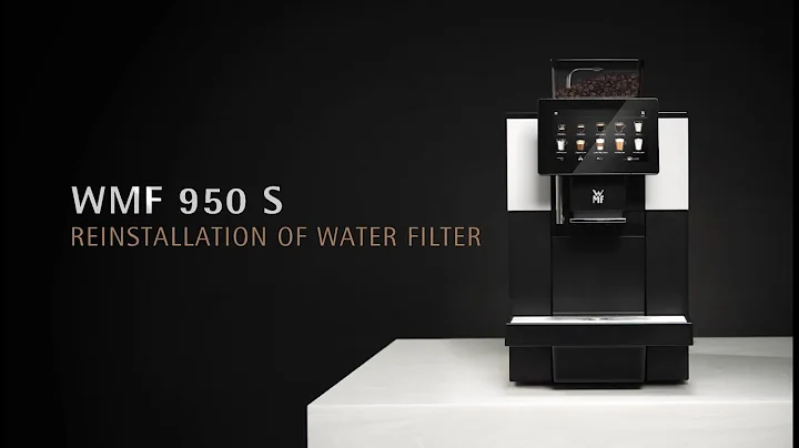 WMF 950 S (EN): Reinstallation of the water filter
