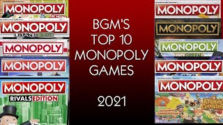 BGM's Top 10 Monopoly Board Games Released In @ 2021