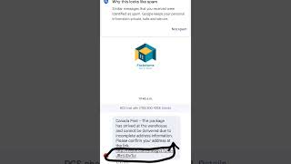 Canada Post Phishing Scam Alert #phishing #phishingscams #phishingawareness #phishingattacks #safe