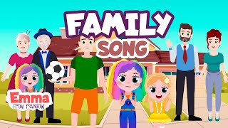 Family song in English - Mom, Dad, Grandpa, Grandma, Grandpa, Brother, Sister - Learning english