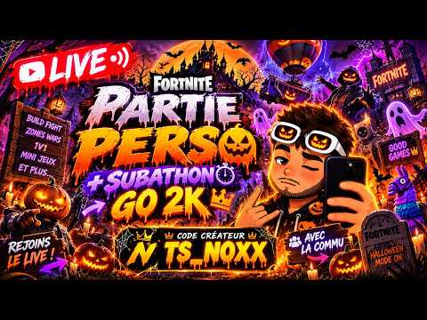 {PS5/FR} 🔴 LIVE FORTNITE PP 🔴 JE JOUE AVEC VOUS // GO 2K🔥🎮 { Partie PERSONNALISÉE }