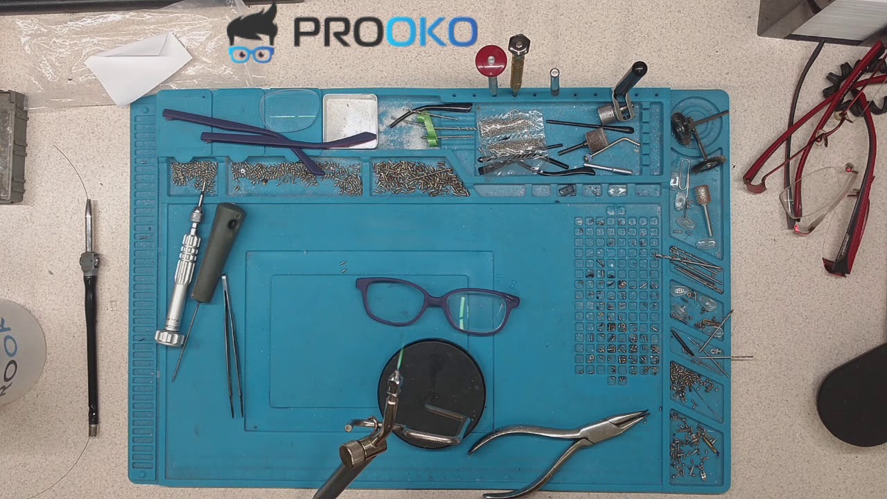 Ремонт оправи окулярів, ремонт очков, пайка металлических очков - YouTube