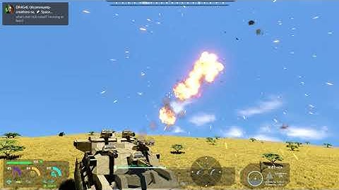 Space Engineers Auto guided PMW swarm test