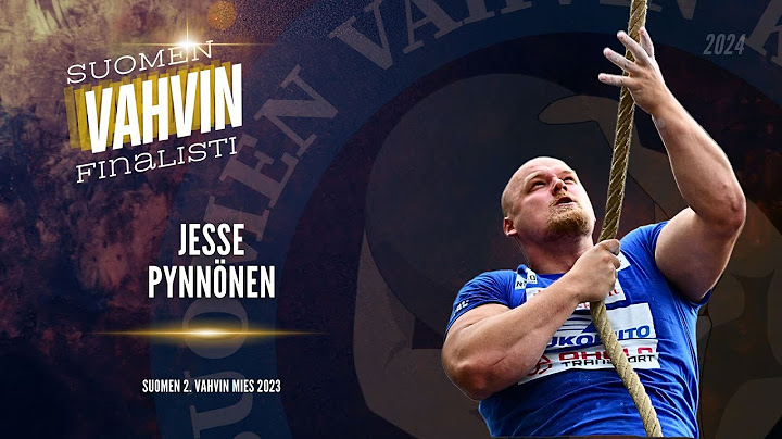 Jesse Pynnönen | Suomen Vahvin Mies 2024 Finaali