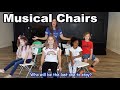 Musical Chairs Game Song for Children (Official Video 2nd Version) |Kids Playing Musical Chairs