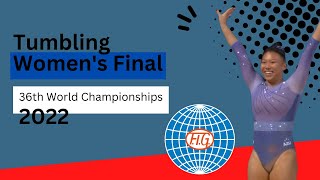 Full 2022 World Championships Tumbling Women’s Team Final | @gymnasticschannel #tumbling