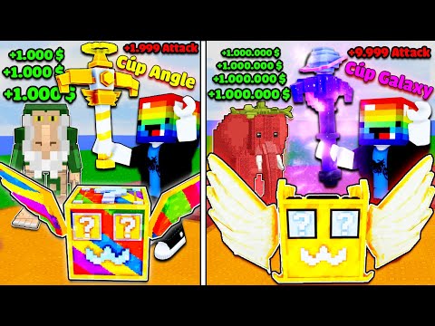 (Roblox) T GAMING PAY TO WIN OWNS THE STRONGEST TROPHY, DESTROYING THE SUPER RARE LUCKY BLOCK BRA...