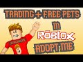 🔴LIVE *TRADING* + FREE PETS in Adopt Me (Roblox)🔴