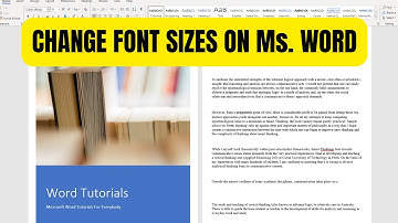 How to Change Font Size in Microsoft Word - Complete Text Sizing Guide!