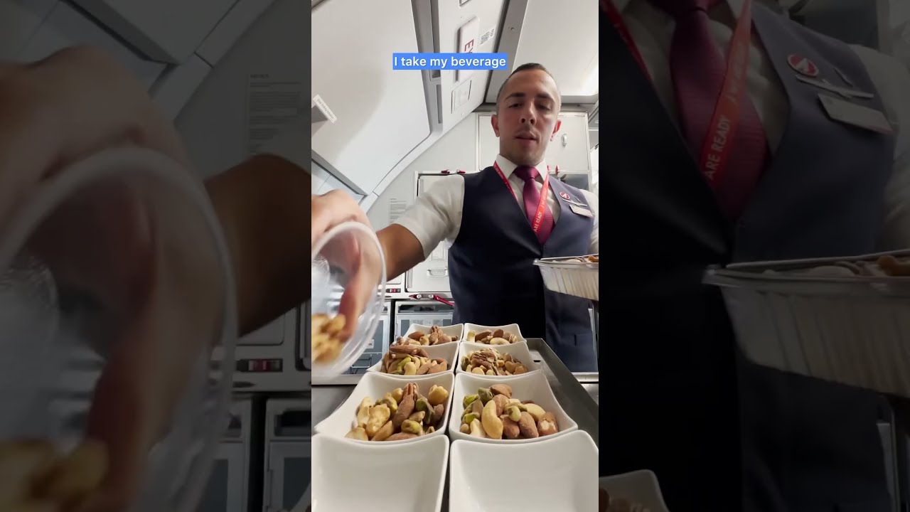  FirstClass Dinner Service On My Flight Flightattendant Flightattendantlife