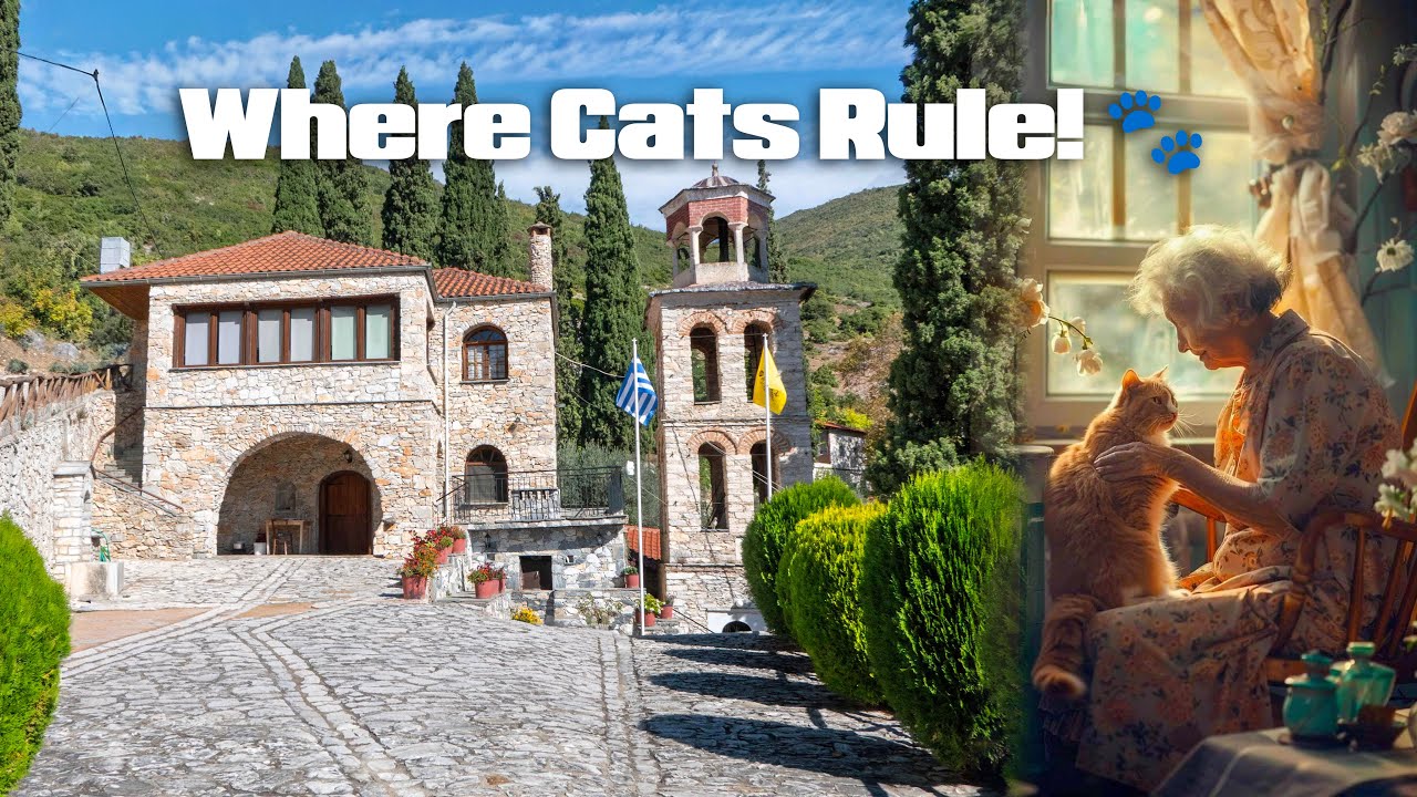 Χιονοχώρι: Το πανέμορφο πέτρινο χωριό των Σερρών, που το κατοικούν… γάτες!